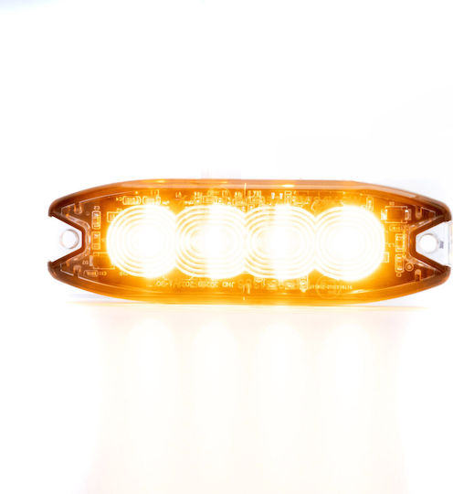 Einparts Led Warning Light 12w Tractors Ece R65 R10 High Brightness