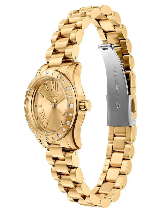 Michael Kors Lexington Set Womens Watch 26mm Battery With Gold Stainless Steel Bracelet
