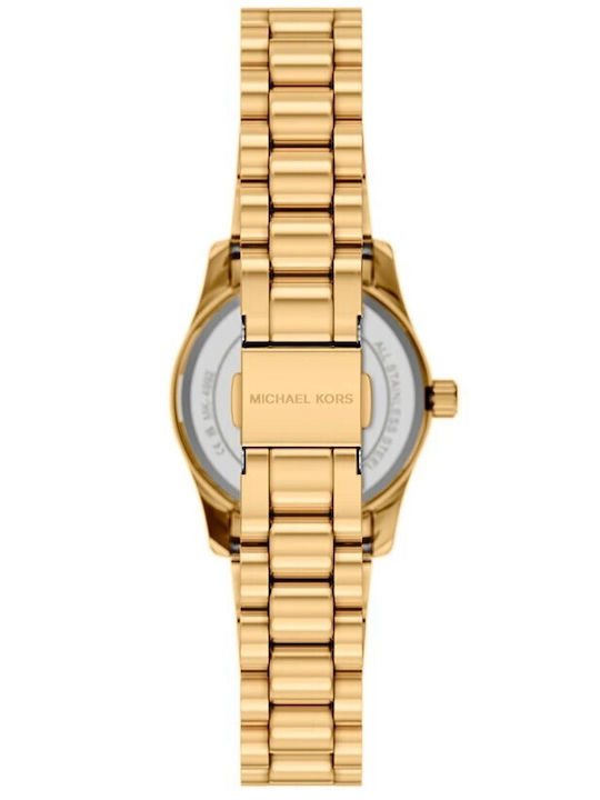 Michael Kors Lexington Set Womens Watch 26mm Battery With Gold Stainless Steel Bracelet