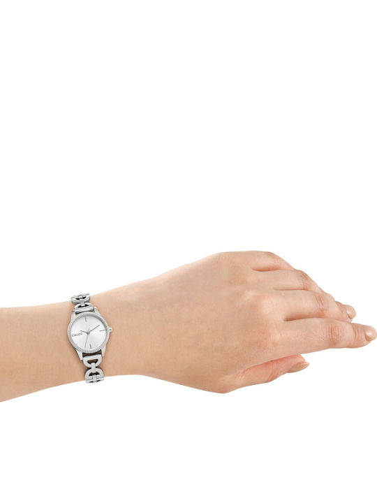 DKNY Women's Watch 26mm Battery with Silver Metal Bracelet