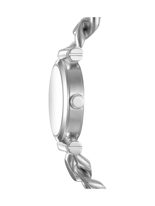DKNY Womens Watch 28mm Battery with Silver Metal Bracelet