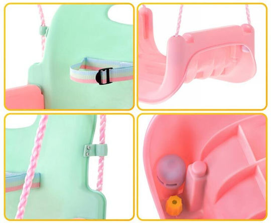 Kinder Schaukel mit Schutz 43x38x168cm Rosa
