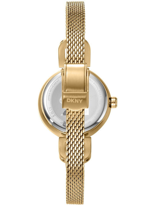 DKNY Women's Watch 26mm Battery with Gold Metal Bracelet