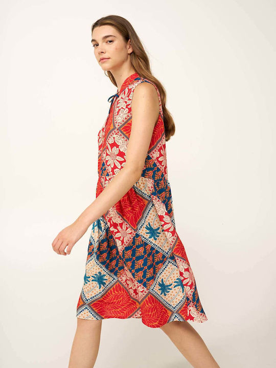 Sommer Damenkleid Rote Tonerde