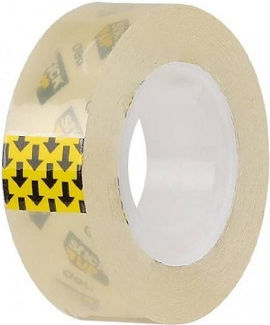 Deli Adhesive Tape 18mm x 33m Transparent