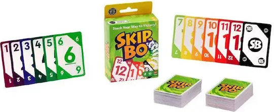 Επιτραπέζιο Παιχνίδι Skip.bo για 6 Παίκτες 7+ Ετών JMM20 (EN) Mattel