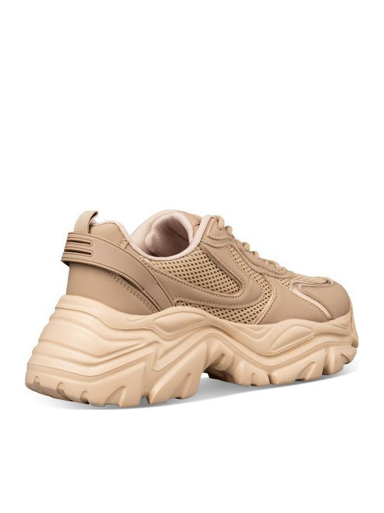 Sneakers Chunky Pentru Femei Bej