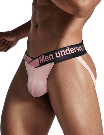 Kinksters Men's Underwear Jockstrap Pink