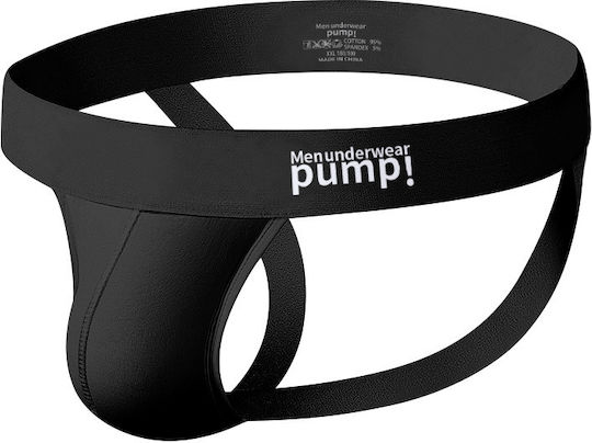 Pump Addicted Ανδρικό Εσώρουχο Jockstrap Μαύρο