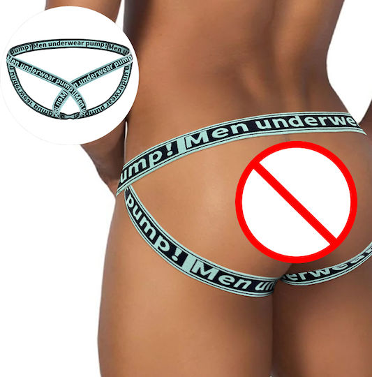 Pump Addicted Herren Sexy Unterwäsche Jockstrap Blau