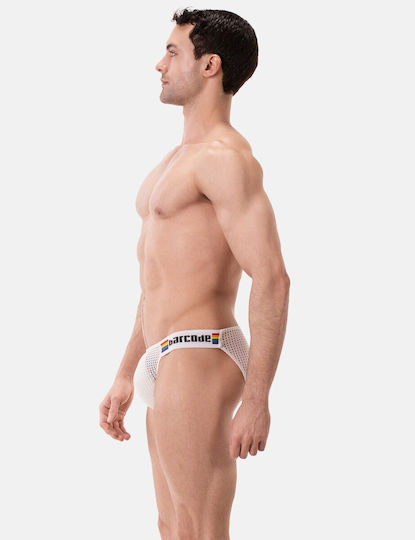 Barcode Berlin Мъжки Секси Боксерски Бял