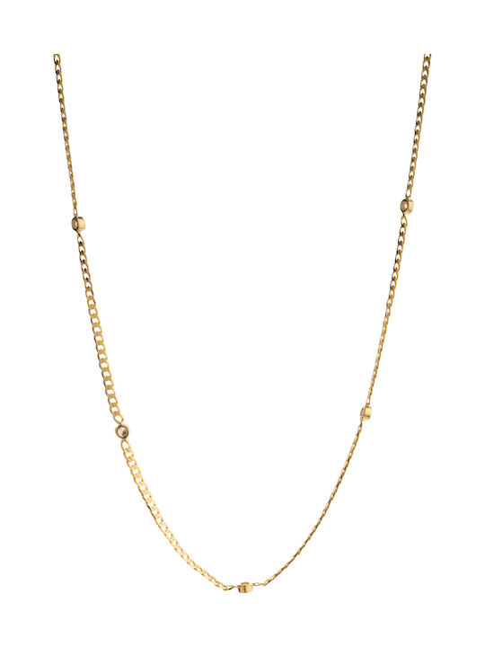 Women's Silver Gold Plated Neck Chain