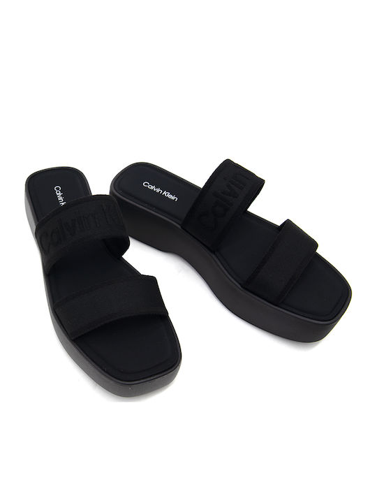 Γυναικεία Σανδάλια Flatforms Μαύρα