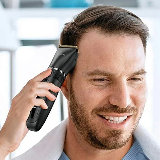 Yesido Professionelle Wiederaufladbare Haarschneidemaschine Schwarz