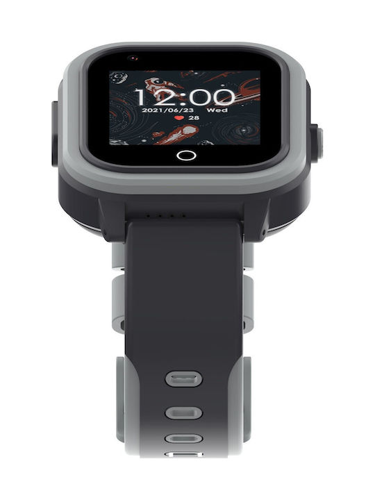 Bemi Kids' 4G Smartwatch with GPS & Camera Grey