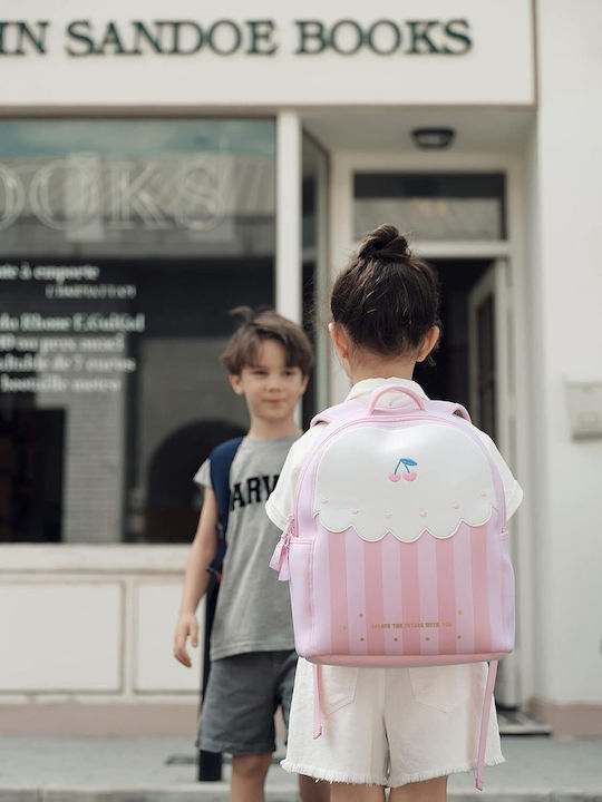zoy zoii Παιδική Τσάντα Πλάτης Μπορντό 19εκ.