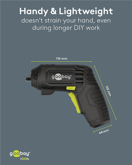 Goobay Angle Battery Screwdriver 5V