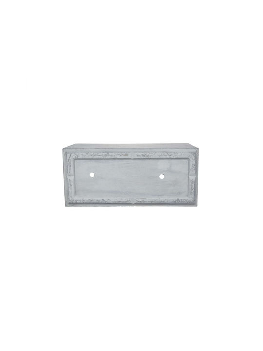 Butlers Beton Blumenkasten Grau 50cm