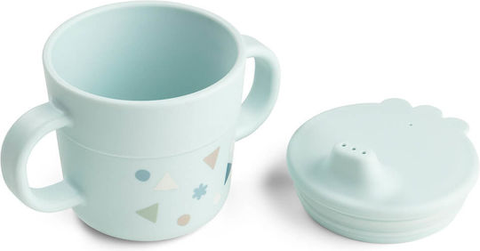 Done by Deer Feeding Set Made of Plastic with Anti-Slip Base Blue 3pcs