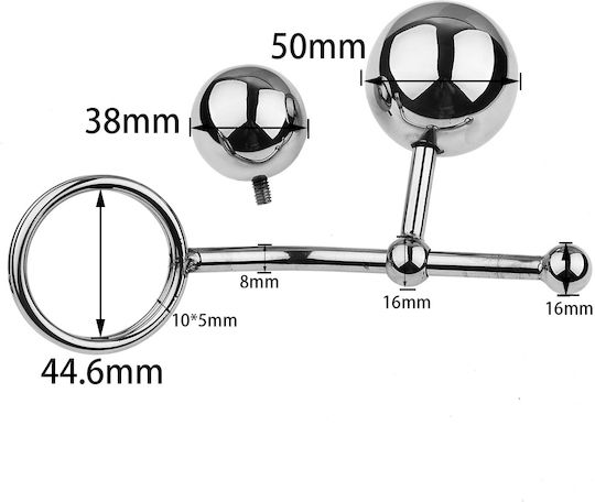 Analplug Penisring aus Edelstahl