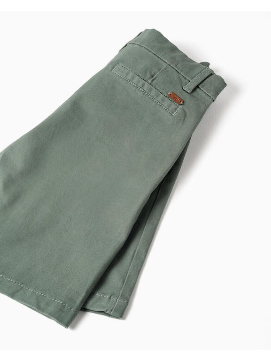 Kids Fabric Green Shorts/Bermuda