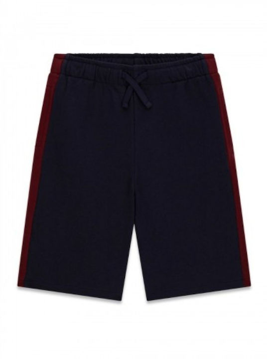 Guess Pantaloni Scurți/Bermude Tesătură Terry Albastru Închis