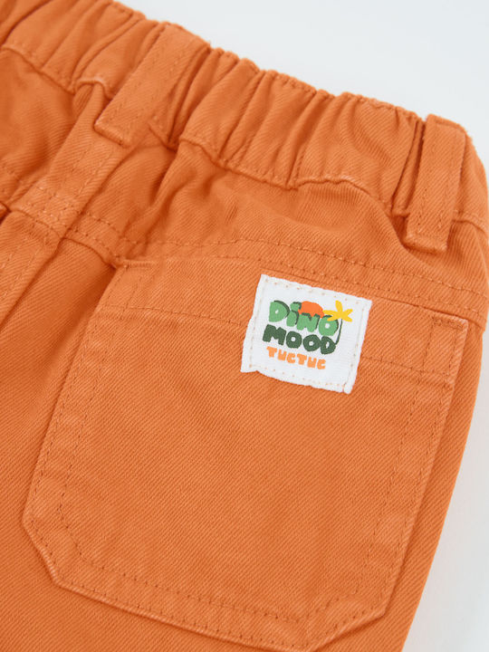 Kinder Shorts Bermudas Denim Orange