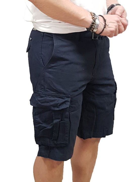 Rebase Herren Shorts Cargo Navy Blau