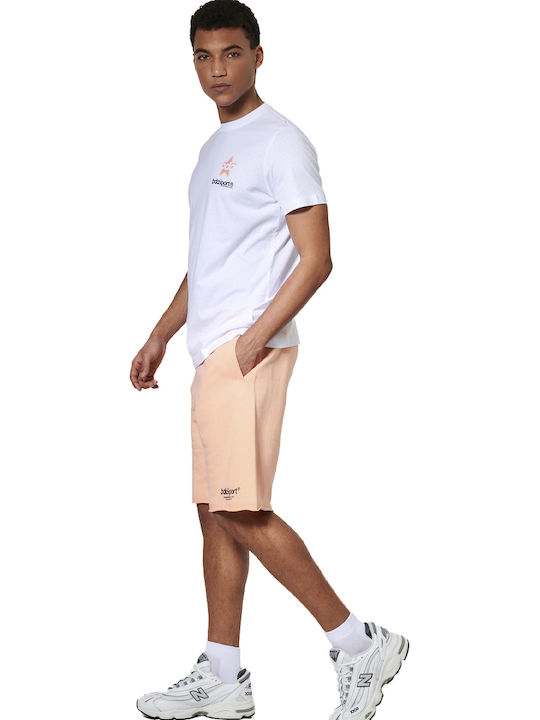 Pantaloni Scurți Sport Bărbați Salmon Portocalii