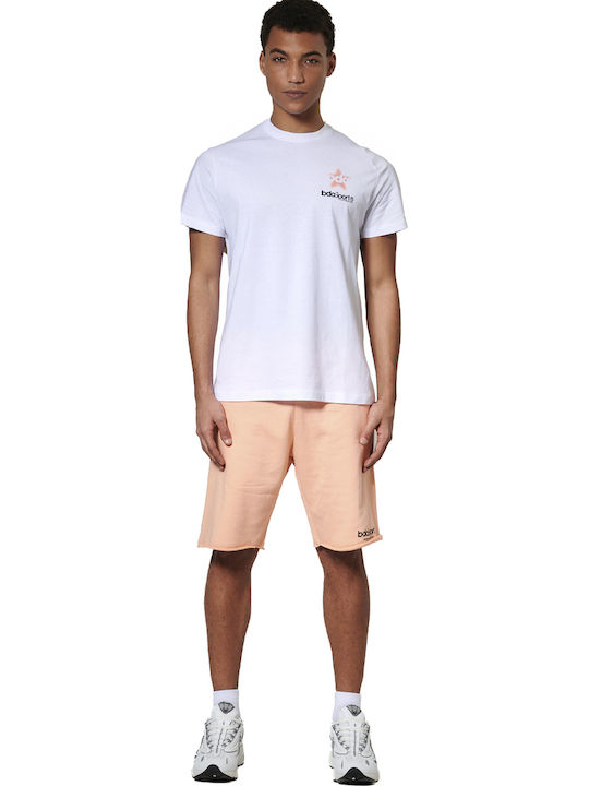Pantaloni Scurți Sport Bărbați Salmon Portocalii