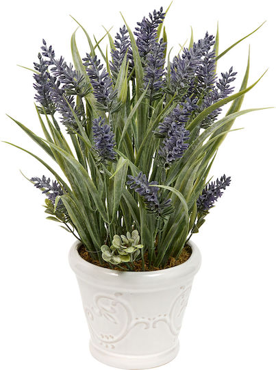 Изкуствено Растение Саксия Ф22x35 A-s Lavender 214054 Пластмасово Изкуствено Растение Саксия Ф22x35 A-s Lavender 214054 Пластмасово