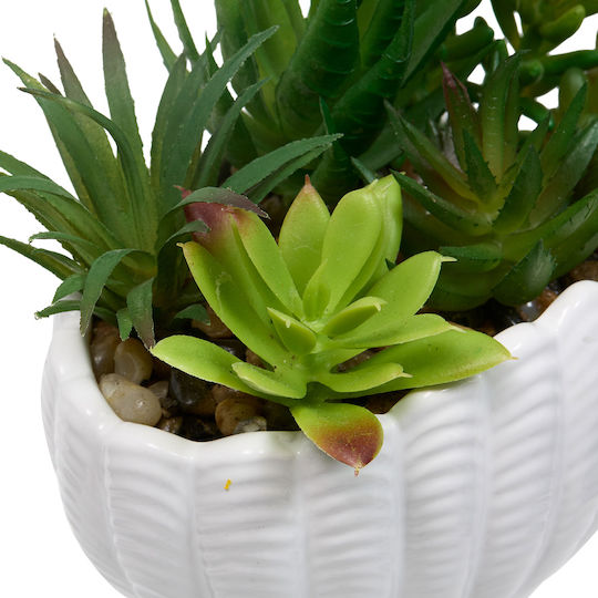 Dekorative künstliche Topfpflanze 20cm A-s Ocea 214038 Keramisch