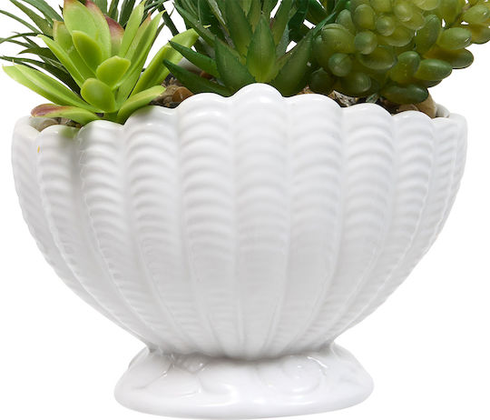 Dekorative künstliche Topfpflanze 20cm A-s Ocea 214038 Keramisch