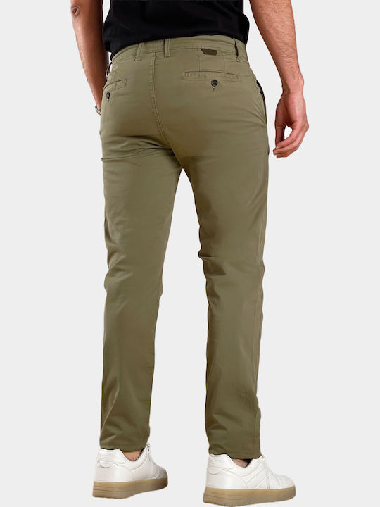Chino Trousers Elastic Light Green