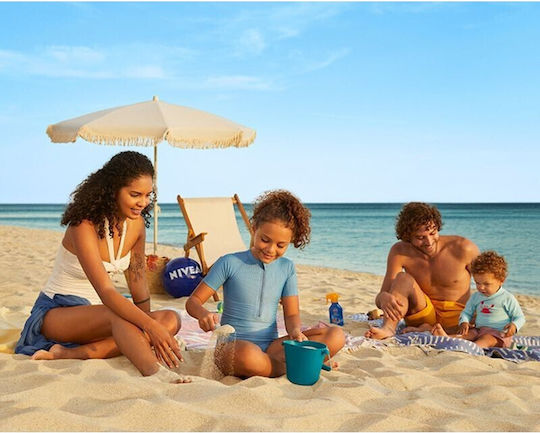 Nivea Sun Babies & Kids Sensitive Protective SPF50+ Αδιάβροχο Βρεφικό Αντηλιακό Spray για Πρόσωπο & Σώμα 250ml