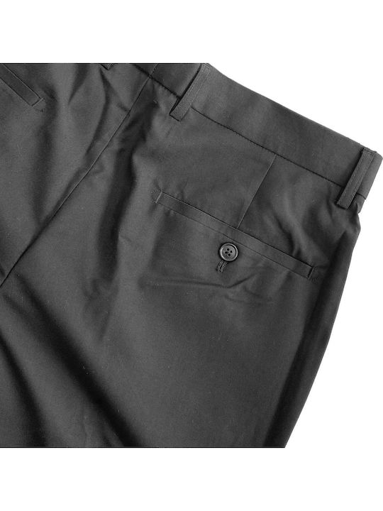 Suit Trousers in Relaxed Fit Black