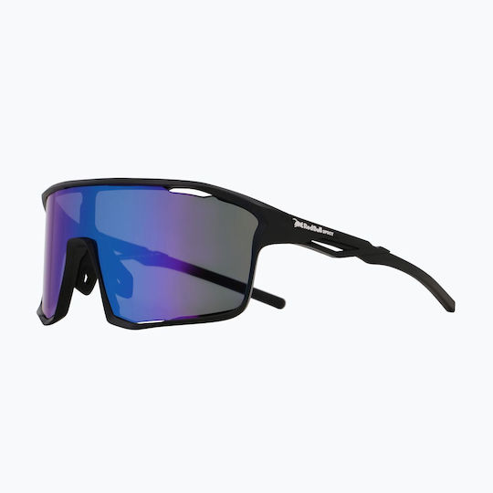 Red Bull Spect Cycling Glasses With Red Frame And Dark Mirror Polarized Photochromic Lenses