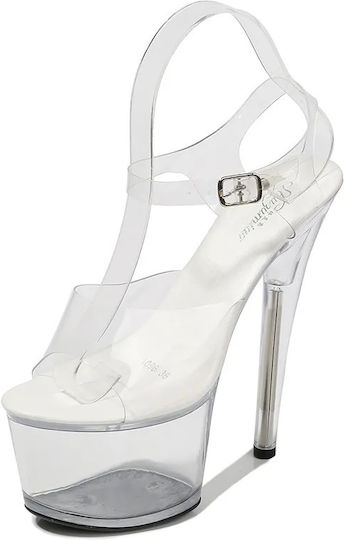 Dansing Heels Platforms Transparent 14.5cm