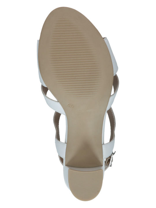Leather Sandals White