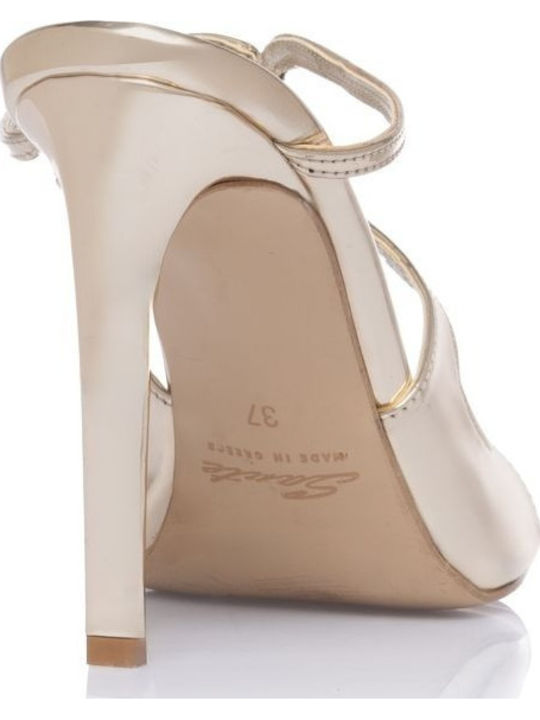 Leather Sandals Gold