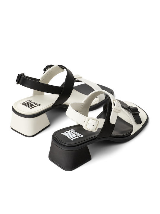 Damen Sandalen Mehrfarbig Leder