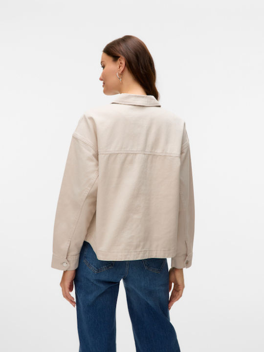 Women's Jean Jacket Ecru