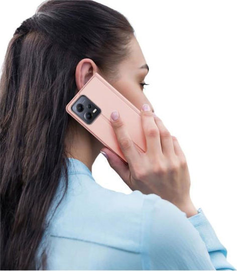 Dux Ducis Skin Book Piele Artificială / Silicon Albastru (Poco X5 Pro)