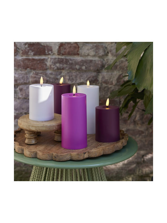 Lumineo Decorative Lighting LED Warm White Wax Polish 7.5x12.3cm