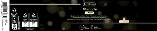 Lumineo Decorative Lighting LED Warm White Wax Polish 7.5x12.3cm