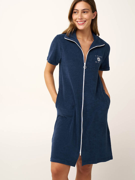 Vamp Women's Mini Beach Dress Aqua Sky