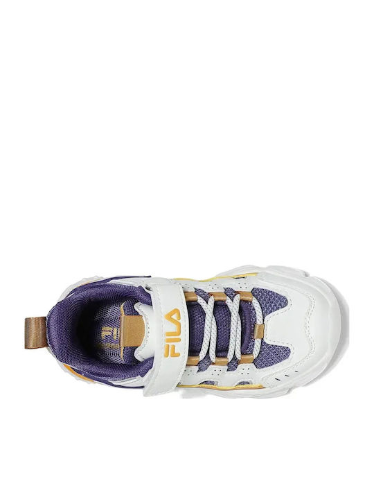 Memory Παιδικά Sneakers Ανατομικά με Σκρατς Λευκά