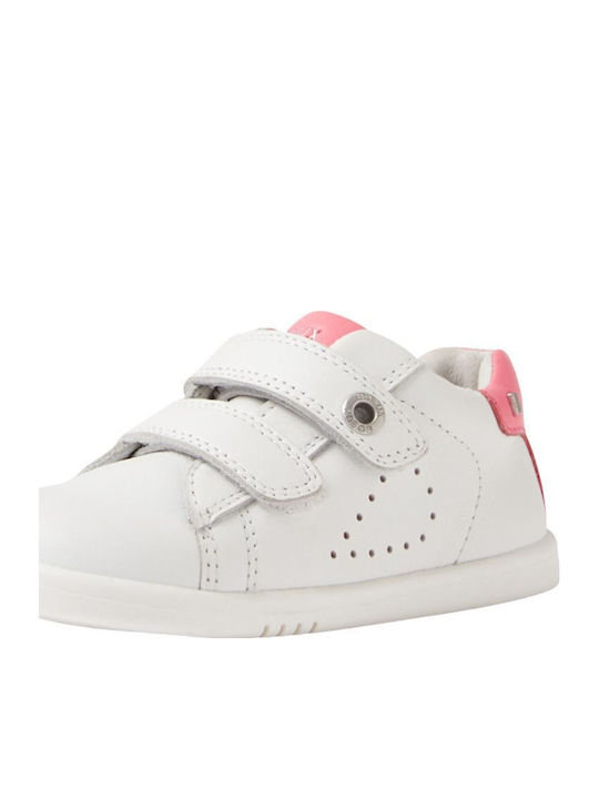 Step Παιδικά Sneakers με Σκρατς Λευκά