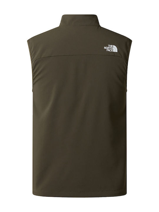 Nimble Sleeveless Softshell Jacket Waterproof and Windproof Khaki