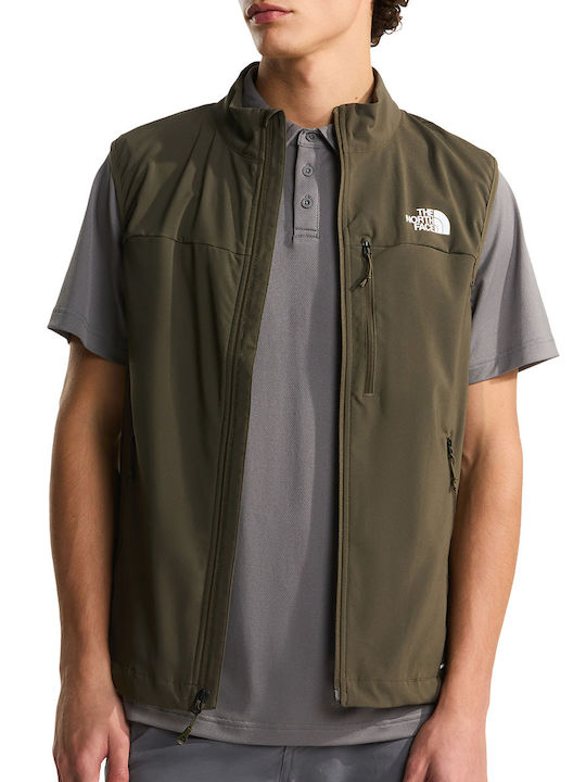 Nimble Sleeveless Softshell Jacket Waterproof and Windproof Khaki